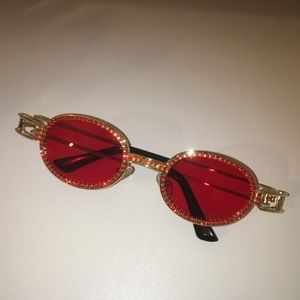 Retro iced out shades